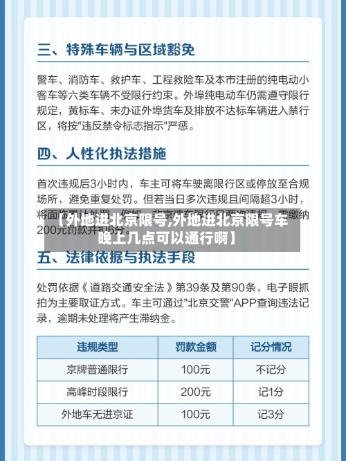 【外地进北京限号,外地进北京限号车晚上几点可以通行啊】-第2张图片
