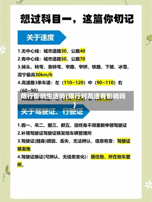 限行影响生活吗(限行对高速有影响吗)-第3张图片